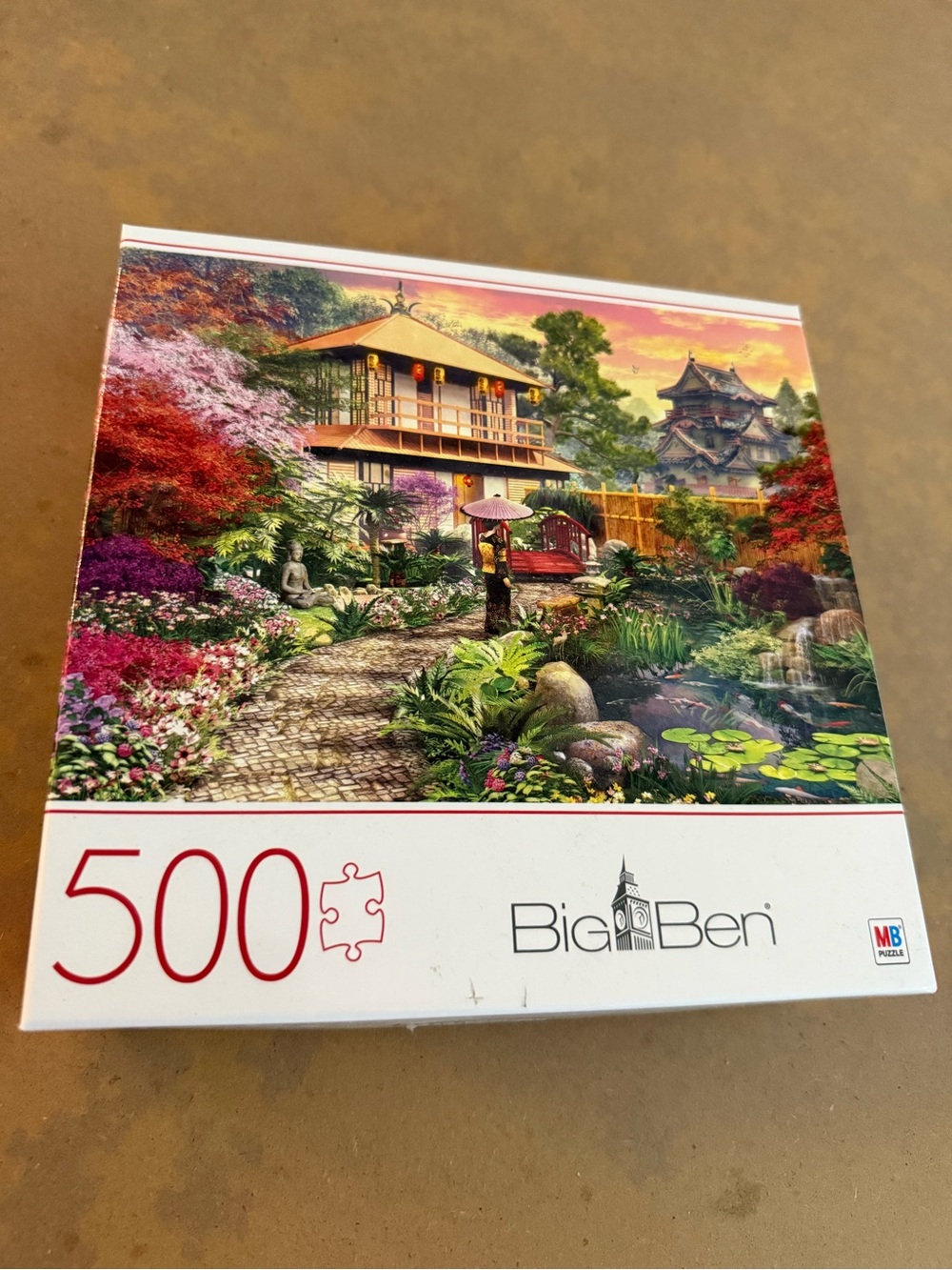 Big Ben 500-Piece Garden Scene Jigsaw Puzzle - Multicolor